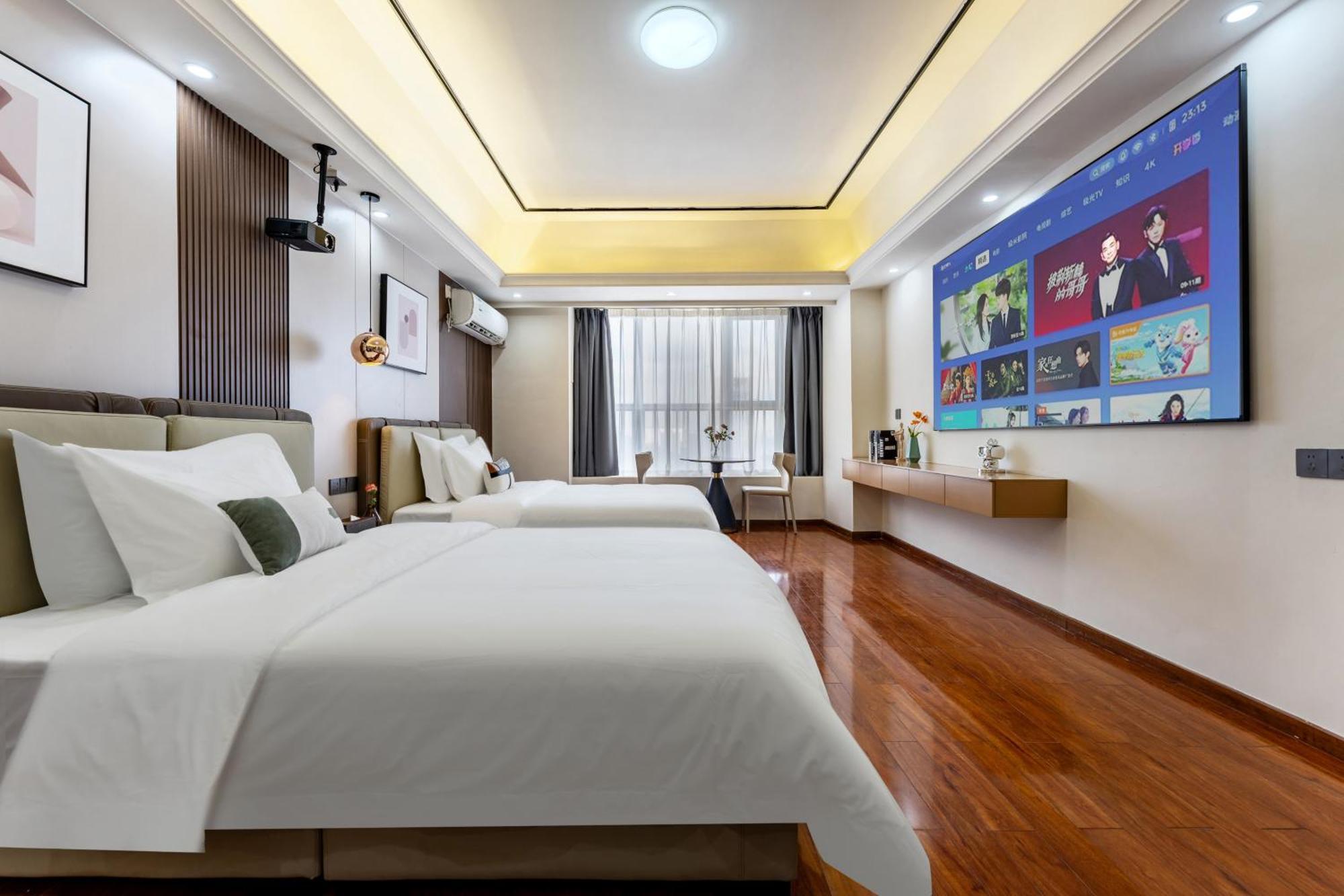 East Maple International Apartment - Guangzhou Luogang Wanda Plaza Suyuan Metro Station Exterior foto