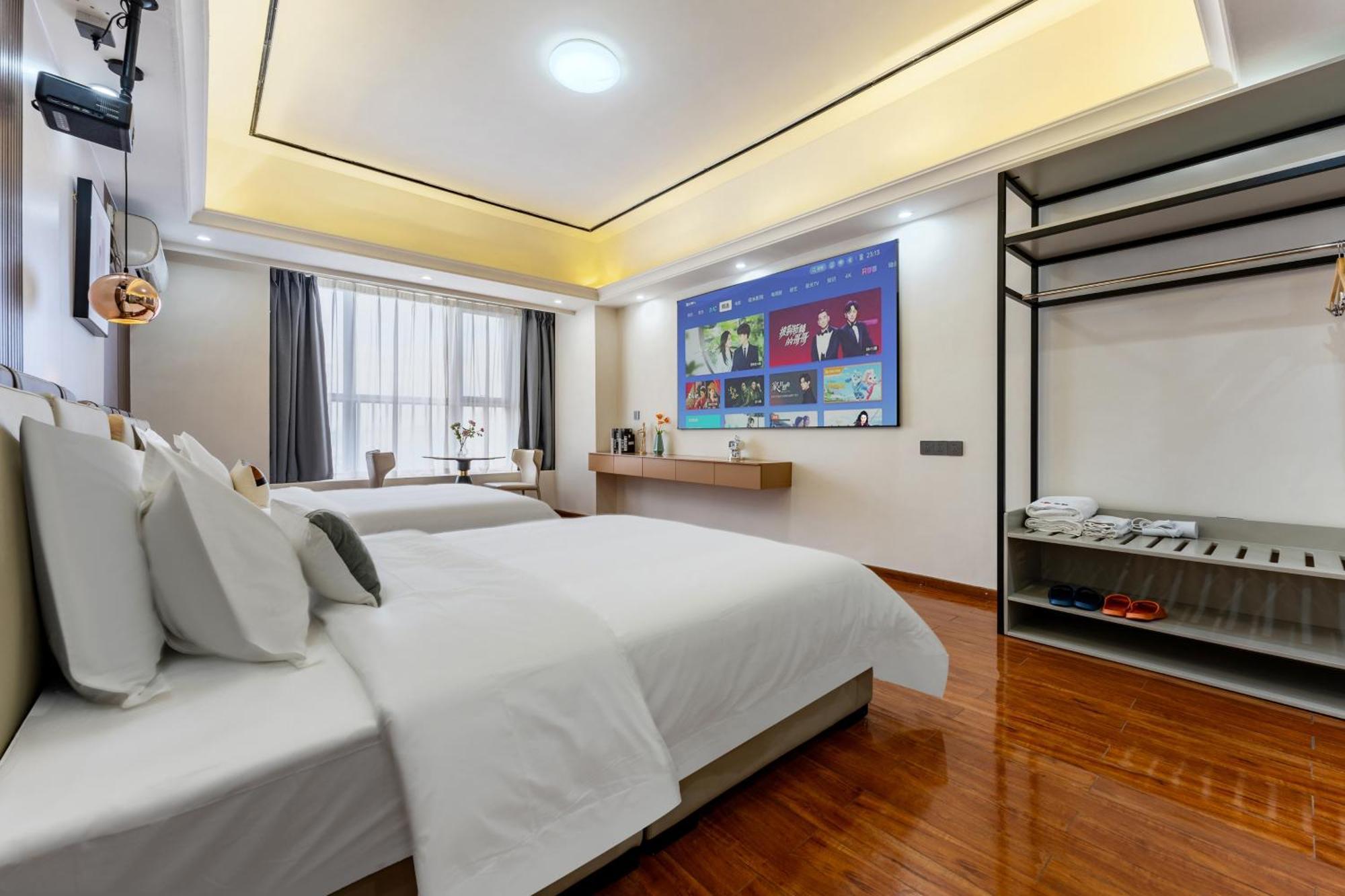 East Maple International Apartment - Guangzhou Luogang Wanda Plaza Suyuan Metro Station Exterior foto